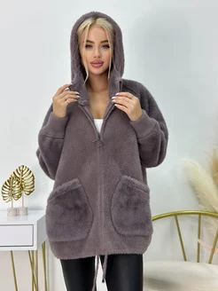 Кардиган пушистый chuvyshop 261406290 купить за 3 062 ₽ в интернет-магазине Wildberries