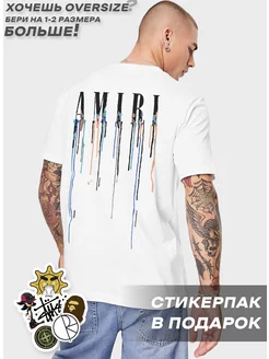 Футболка AMIRI memes by CoLepen 261501871 купить за 700 ₽ в интернет-магазине Wildberries