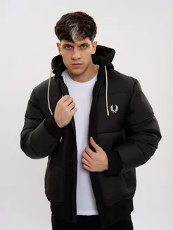 Куртка мужская зимняя с капюшоном FRED PERRY 261505185 купить за 5 566 ₽ в интернет-магазине Wildberries