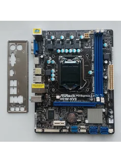 H61M-HVS (1155 сокет, DDR3, H61) материнская плата Asrock 261507826 купить за 3 363 ₽ в интернет-магазине Wildberries