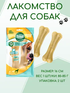 Косточки жевательные, 16см (уп.2шт.), серия DENTAL