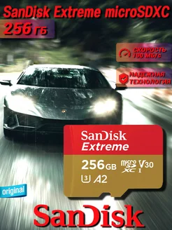 Карта памяти Extreme microSDXC 256 ГБ (190 МБ с)