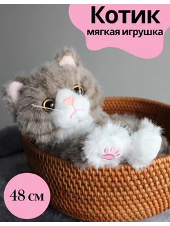 Мягкая игрушка кот котенок VERETEKHINA 261582535 купить за 1 292 ₽ в интернет-магазине Wildberries