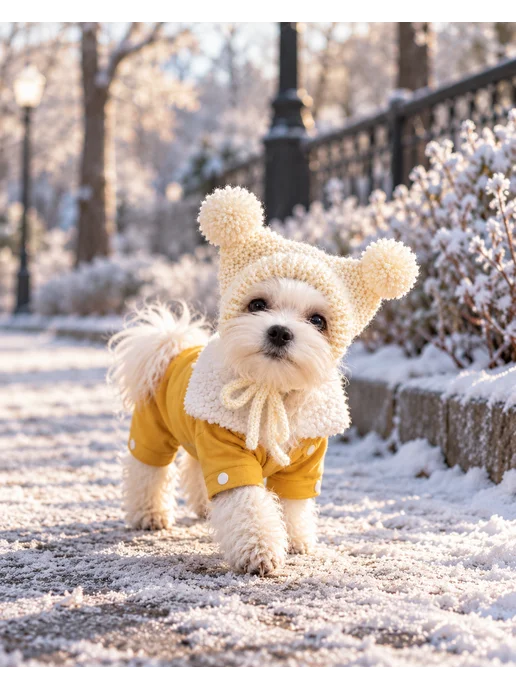 Wonderdog шапка для собак мелких пород и кошек, белый, фото 4