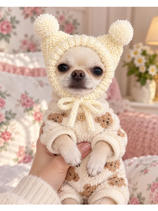 Wonderdog шапка для собак мелких пород и кошек, белый, фото 6