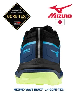 Кроссовки водостойкие Wave Ibuki 4 GTX с мембраной GORE-TEX Mizuno 261606694 купить за 10 256 ₽ в интернет-магазине Wildberries