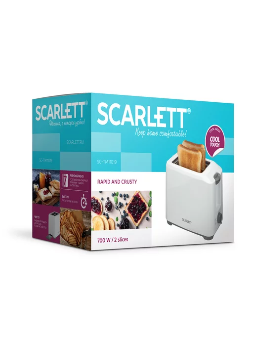 SCARLETT Тостер кухонный электрический для хлеба SC-TM11019, вариант, фото 7