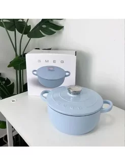 Кастрюля чугунная Кокот , 1 шт, 4 л Smeg 261701892 купить за 5 382 ₽ в интернет-магазине Wildberries