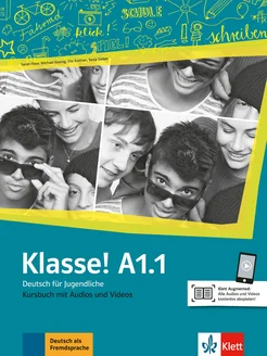 Klasse! A1.1. Kursbuch mit Audios und Videos