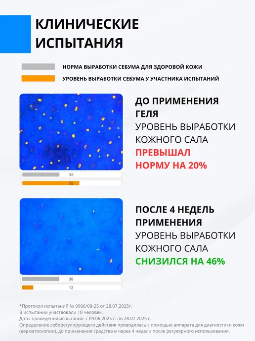 DR. MARCUS HEILER Гель для умывания от прыщей и акне на лице для подростков, вариант, фото 3
