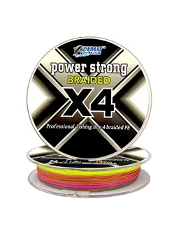 Плетеный шнур Х4 0.25мм, 23.2 кг 150м ZimoFish PowerStrong