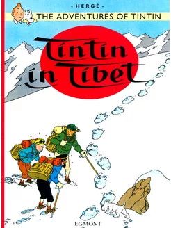 Tintin in Tibet Книга на Английском