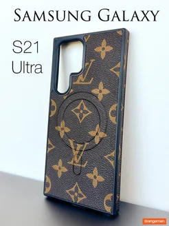 Чехол на Samsung Galaxy S21 Ultra с принтом Louis Vuitton