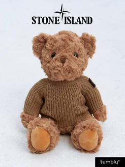 Мишка тедди в кофте Stone Island