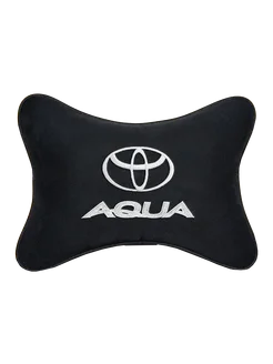 Подушка на подголовник алькантара Black TOYOTA Aqua