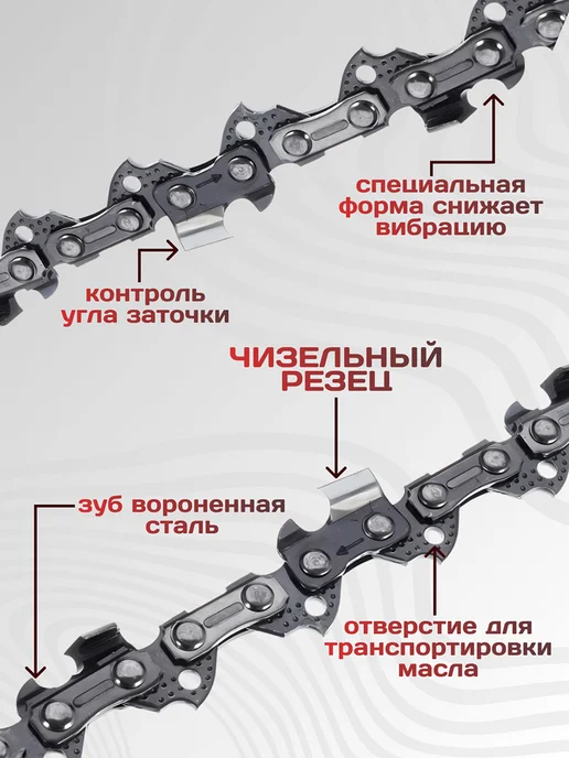 Цепь для бензопилы штиль 180 50 звеньев 3 8" 1,3 мм 35 см, синий, фото 3