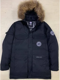 Куртка зимняя канада гус зимняя с капюшоном и мехом Canada Goose 262079133 купить за 7 362 ₽ в интернет-магазине Wildberries