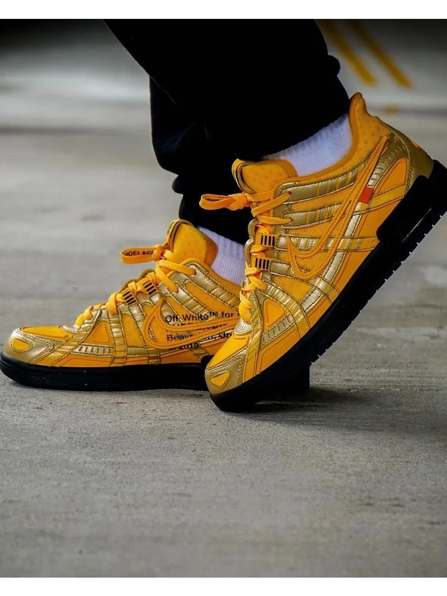 Кроссовки Nike Air Rubber Dunk Yellow ZSHK89 262079787