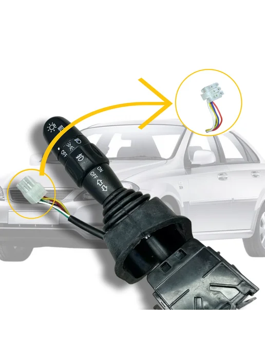 UZ-DAEWOO Переключатель Поворотника Lacetti, Gentra, вариант