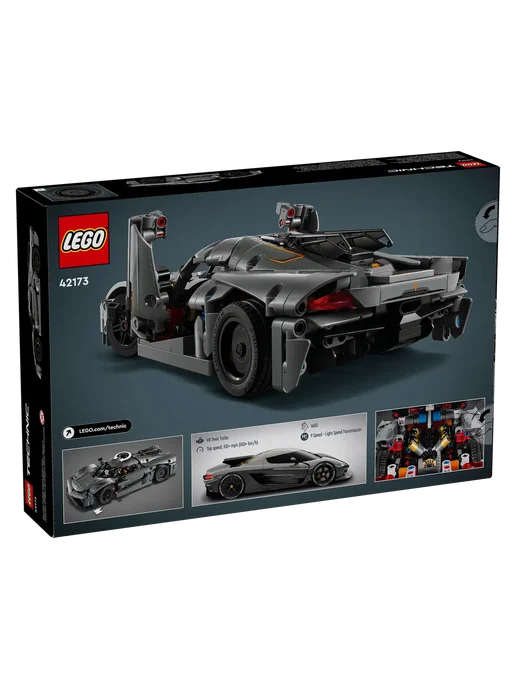 LEGO Конструктор Technic 42173 Гиперкар Koenigsegg Jesko, черный, фото 2