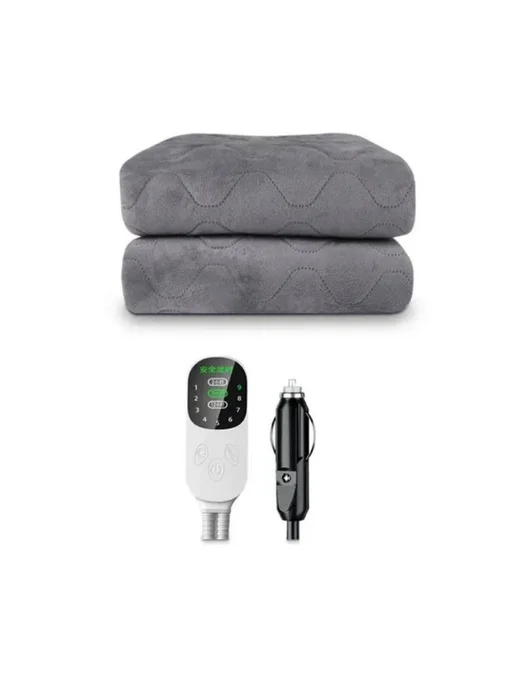 TOP-Store Автомобильное электрическое одеяло 150х120 см O-007, 150x120 см, фото 6