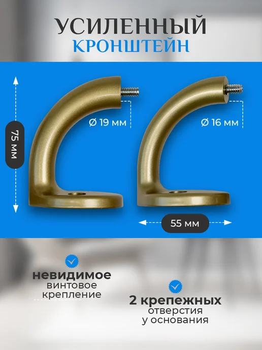 Рошель карниз для штор настенный потолочный одинарный 90 - 230 см, желтый, фото 5