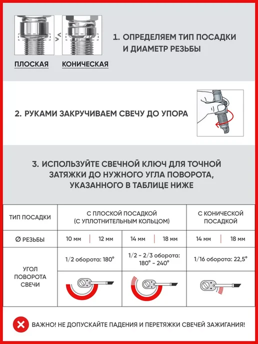 DENSO Свечи зажигания K16TT 4шт. для Toyota Corolla e120 1.4 1.6, 4 шт, фото 3