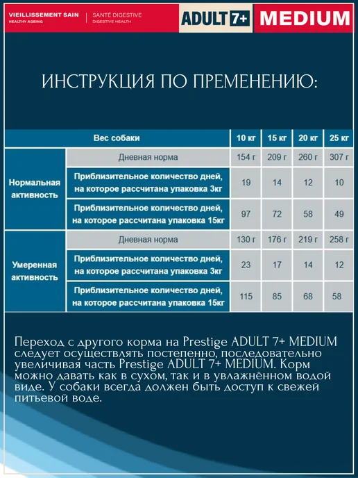 Сухой корм Flatazor Старше Prestige для собак, пожилые, 3 кг, фото 6