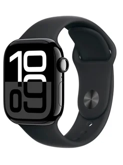 Watch Series 10 2024 46mm Jet Black S M Apple 262171630 купить за 49 072 ₽ в интернет-магазине Wildberries