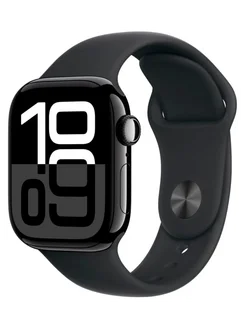 Watch Series 10 2024 42mm Jet Black S M Apple 262171637 купить за 44 049 ₽ в интернет-магазине Wildberries