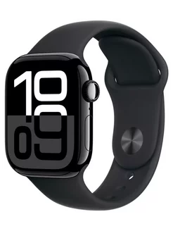 Watch Series 10 2024 42mm Jet Black M L Apple 262171641 купить за 43 508 ₽ в интернет-магазине Wildberries