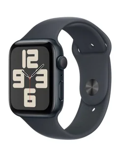 Watch SE 2024 44mm Midnight S M Apple 262171762 купить за 31 143 ₽ в интернет-магазине Wildberries