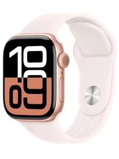 Watch Series 10 2024 46mm Rose Gold S M Apple 262172017 купить за 47 965 ₽ в интернет-магазине Wildberries