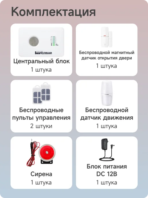 Ps-Link Беспроводная охранная GSM сигнализация Страж Универсал, вариант, фото 2